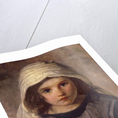 Study of a Girl in a Bonnet, 1890 by English School