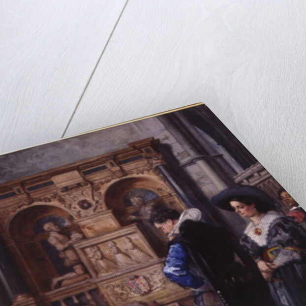 A Meeting with the Architect, 1866 by Edward Killingworth Johnson