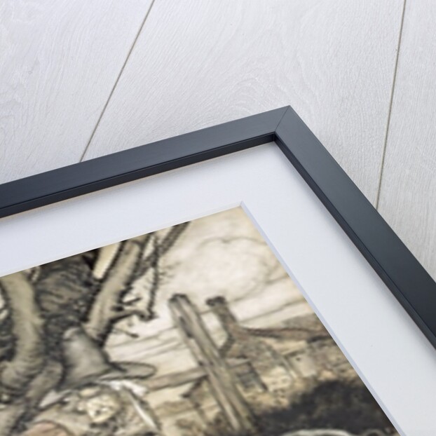 Children startled by a Witch by Arthur Rackham