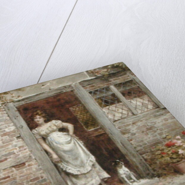 Waiting for the Post by George Goodwin Kilburne