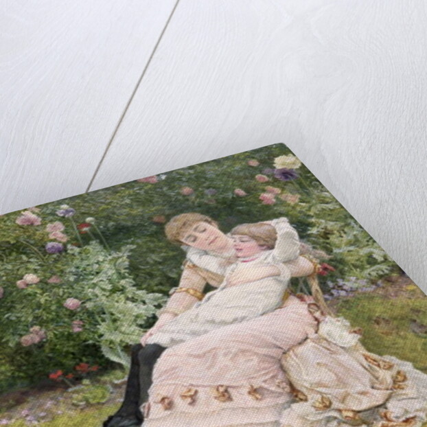 A rest in the garden, 1900 by Edward Killingworth Johnson