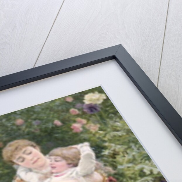 A rest in the garden, 1900 by Edward Killingworth Johnson