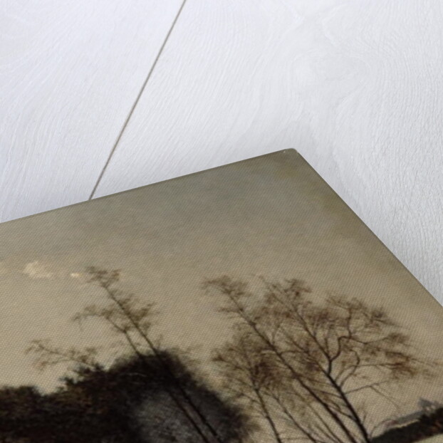 A Winter View in Posen, 1887 by Hans Hampke