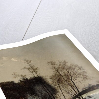 A Winter View in Posen, 1887 by Hans Hampke