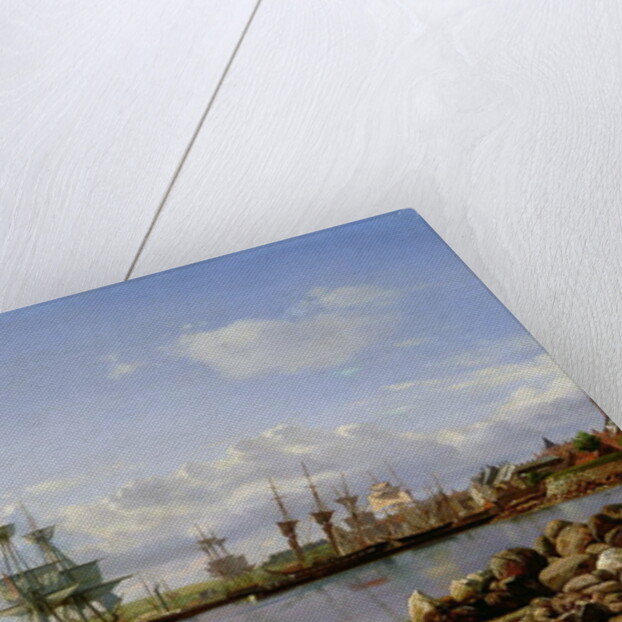 Shipping off a Baltic Port by Carl E. & Neumann Carl Johan Larsen