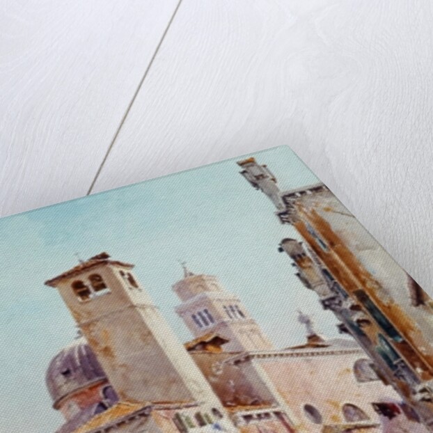 A Piazza in Venice, 1901 by Alexandre Nicolaievitch Roussoff