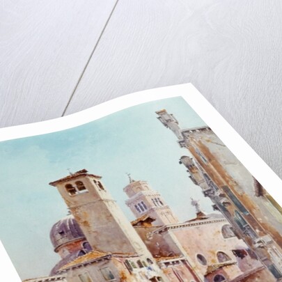 A Piazza in Venice, 1901 by Alexandre Nicolaievitch Roussoff