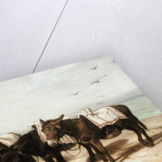 Waiting for Hire, 1877 by William Elsob Marshall