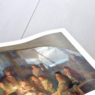 We are out in the ocean sailing to our home beyond the deep... by John Absolon