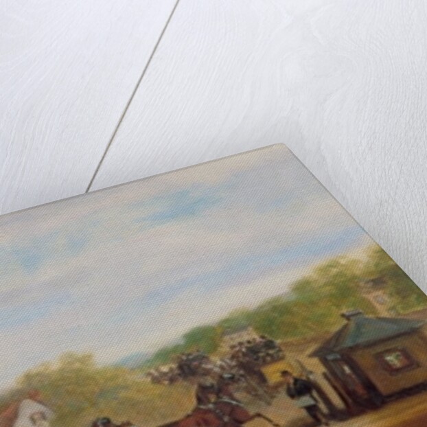 A Four-in-Hand Race at the Five Bells Tavern, New Cross by Herbert Jones