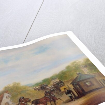 A Four-in-Hand Race at the Five Bells Tavern, New Cross by Herbert Jones