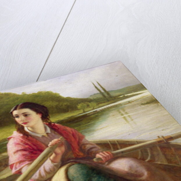 The Ferryman's Daughter, 1869 by Thomas Brooks