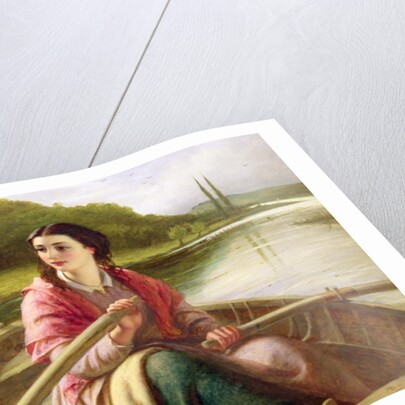 The Ferryman's Daughter, 1869 by Thomas Brooks