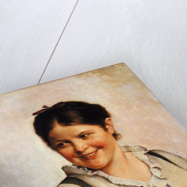 A Country Girl, 1885 by Hans Fechner