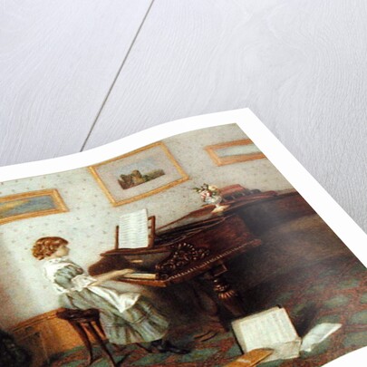 At the Piano, 1876 by Esther H. Jones