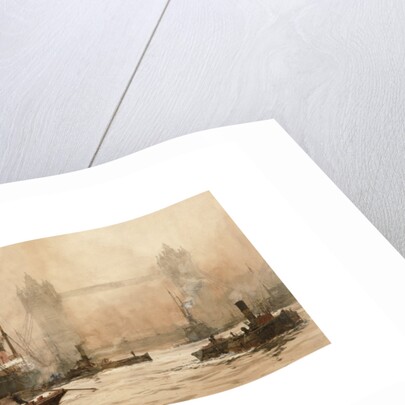 Tower Bridge from Cherry Garden Pier, c.1900 by Charles Edward Dixon