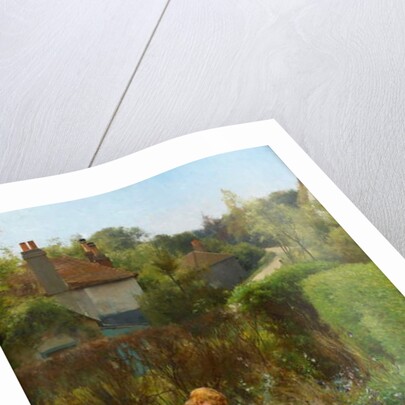 Picking Wild Flowers in the Hedgerow, 1895 by Alfred Jr. Glendening