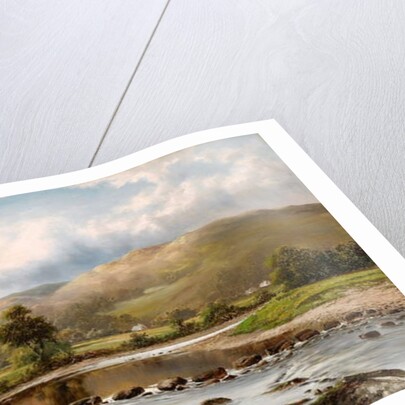 Stepping Stones at Bettws-y-Coed, North Wales by William Henry Mander