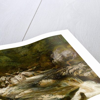 Waterfall on the River Conway, North Wales by R. Haddon