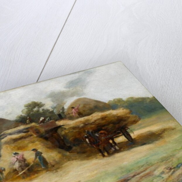 Threshing, a Scottish Farm, 1884 by James Whitelaw Hamilton