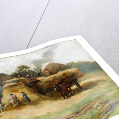 Threshing, a Scottish Farm, 1884 by James Whitelaw Hamilton