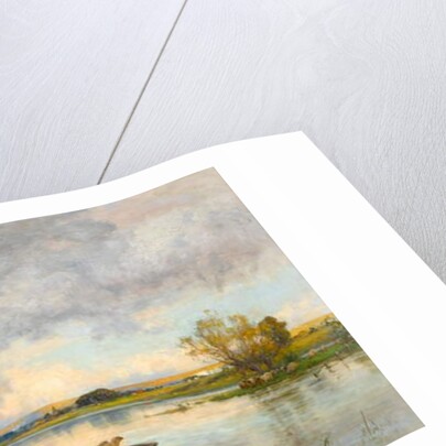 Autumn Floods at Bury, Sussex, c.1897 by Ernest Albert Waterlow