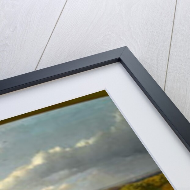 Picnic on Richmond Hill overlooking the River Thames, Surrey by William E. Jones
