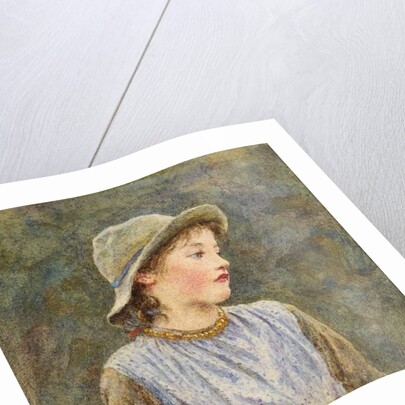 Portrait study of Hetty by Helen Allingham