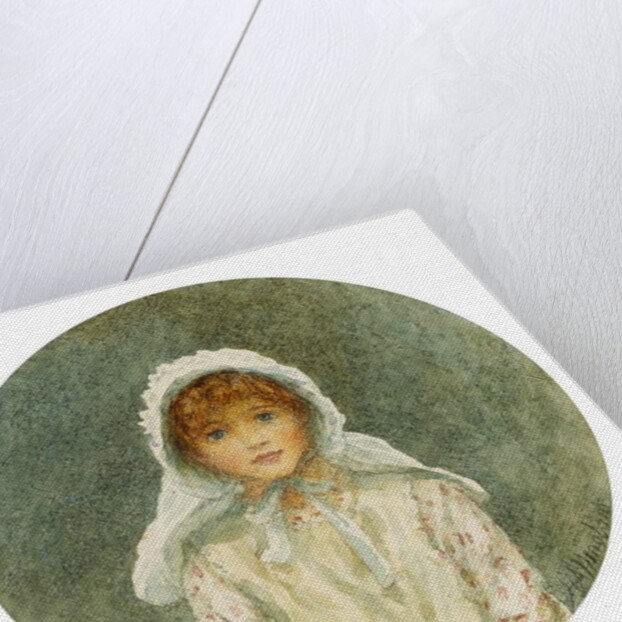 Portrait study of Kitty by Helen Allingham