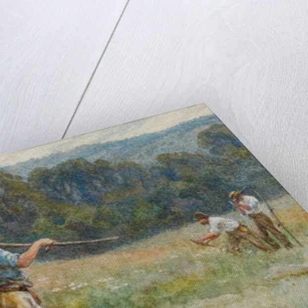 Cutting Hay in the Surrey Hills by Helen Allingham