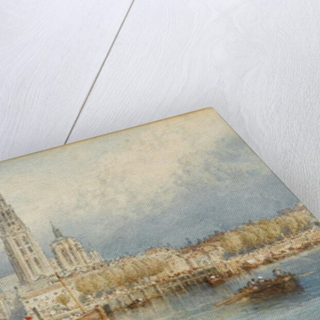 A View on the Rhine by Myles Birket Foster