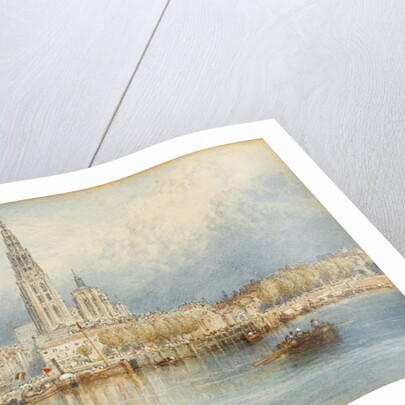 A View on the Rhine by Myles Birket Foster