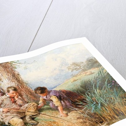 Young Anglers: No Luck Today by Myles Birket Foster