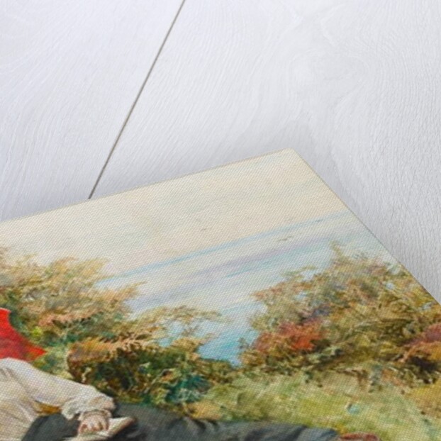 A Quiet Read by the Cliff Path by Arthur Hopkins