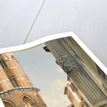 The Church of the Frari and School of San Rocco, Venice, 1892 by Henry Woods