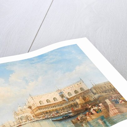 The Doge's Palace and Piazetta from the Lagoon, Venice by William Wyld