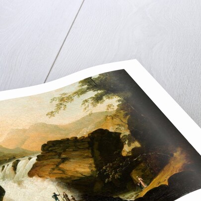 By the Falls, 1805 by Frederick F. Fielding