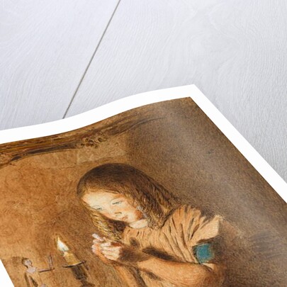 Threading a Needle: The Young Seamstress, c.1845 by William Henry Hunt