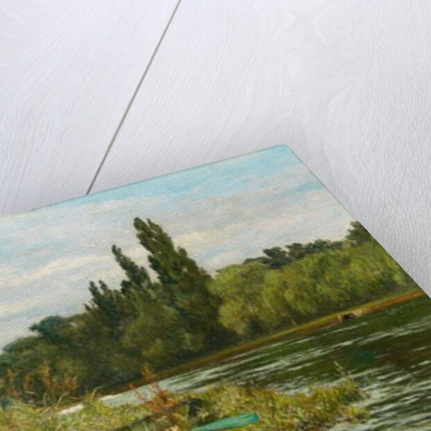 A Quiet Spot on the River Thames, 1882 by Fred Hines