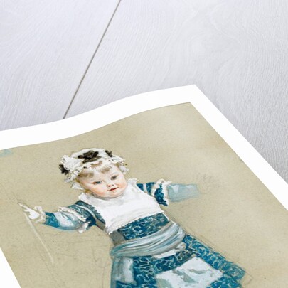 Frederica in her party dress, 1878 by Frederick Goodall