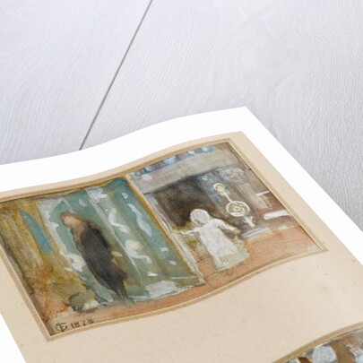 Studies for a Portrait of Frederica with Screen, 1878 by Frederick Goodall