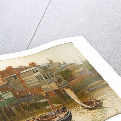 The Thames at Cold Harbour, Blackwall, 1896 by Charles Napier Hemy