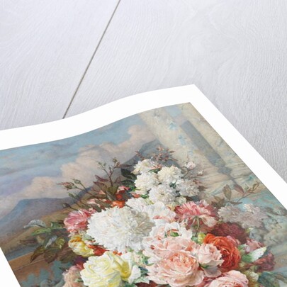 Roses on a Marble Ledge, 1894 by William Jabez Muckley