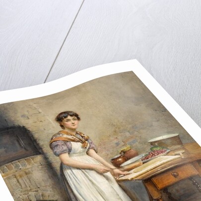 Making a Cherry Pie by George Goodwin Kilburne