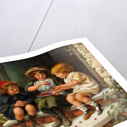 Sharing the Cherries, 1897 by Joseph Clark