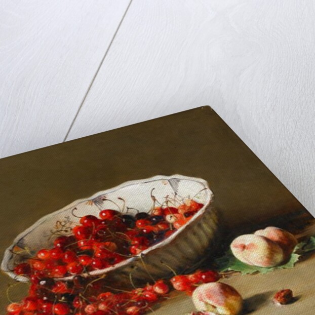 A Bowl of Cherries, c.1900 by Leon-Alfred Benoit