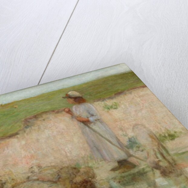 A Study for 'Sheep Pool on the South Downs' by William Edward Stott