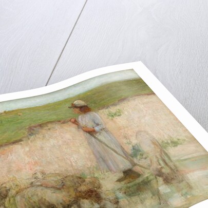 A Study for 'Sheep Pool on the South Downs' by William Edward Stott