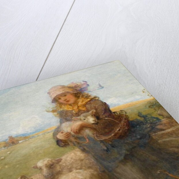 The Shepherdess by Robert Thorne-Waite