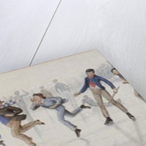 Winter Fun! A slide on Duddington Loch near Edinburgh by Charles Altamont Doyle